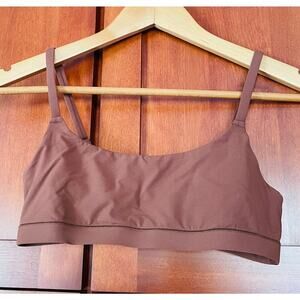 Skims Fits Everybody Scoop Bralette Brown Size Small NEW